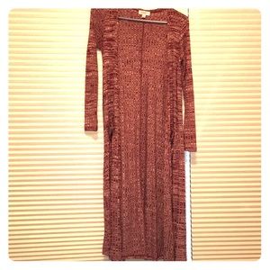 Maroon ribbed sarah personal stash